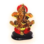 Devsamagri's Premium Red Ganesh Murti