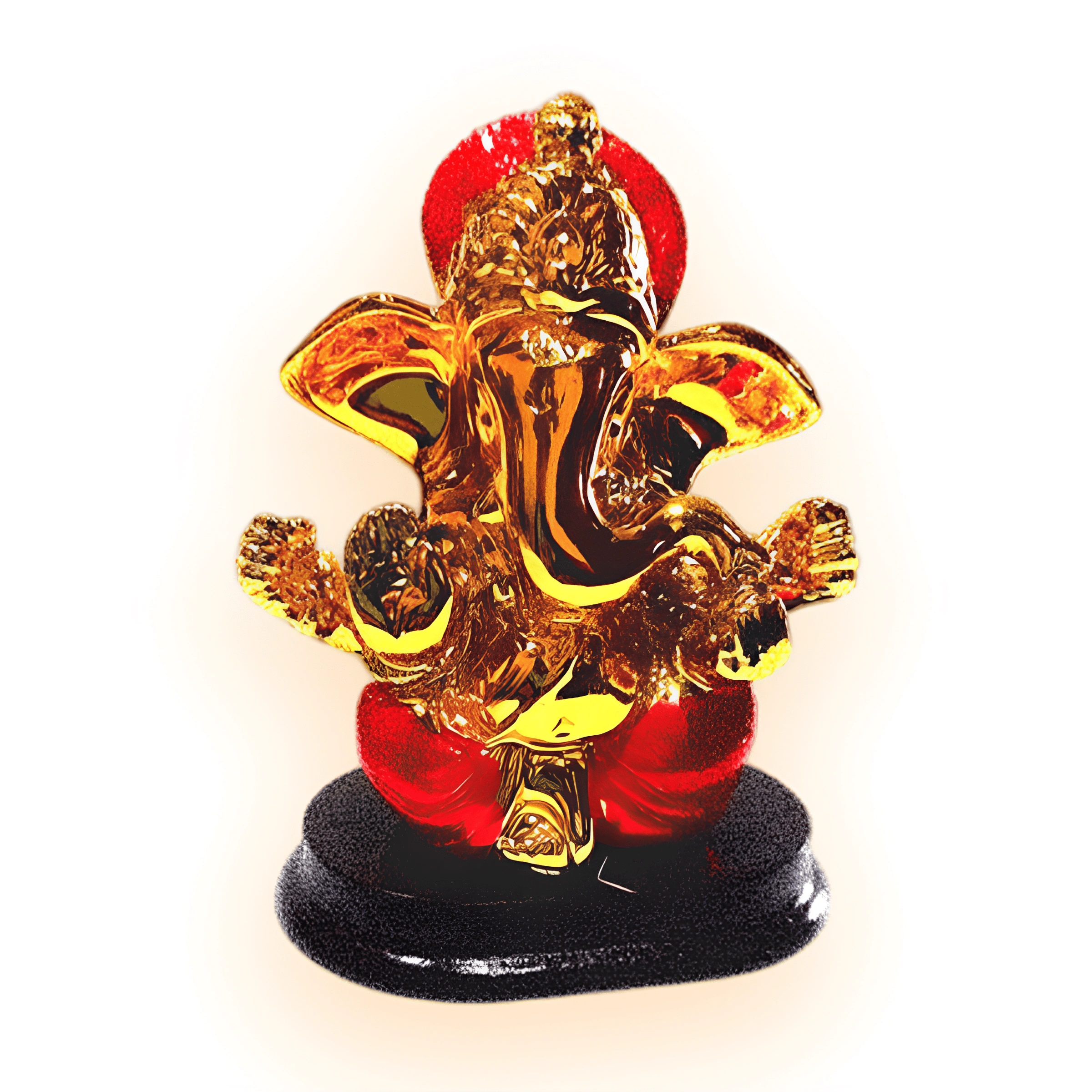 0bcd9078-b446-490e-924b-ddaa3a67849d.webp Devsamagri's Premium Red Ganesh Murti