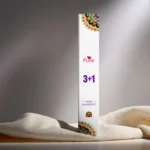 Pure Fragrance 3+1 Agarbatti box with ornate design, ideal for spiritual home décor or use with a Sai Baba murti. – Devsamagri devotional product