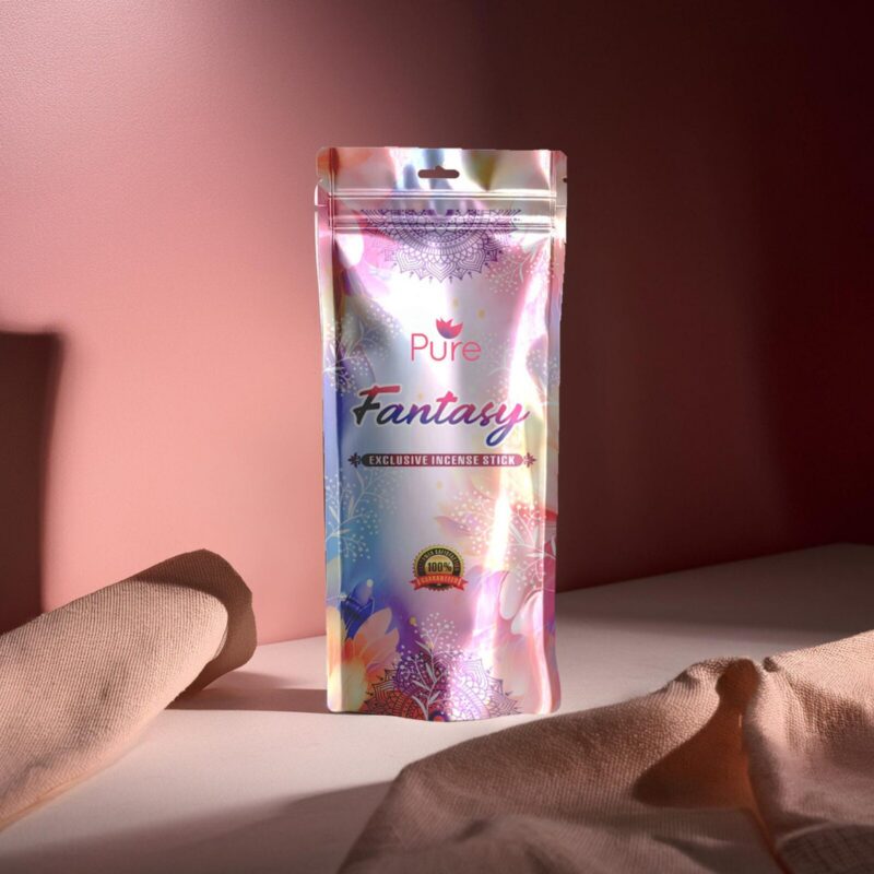 Fantasy Agarbatti Zipper Pouch