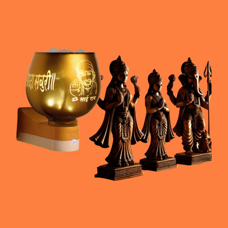 Home - Devsamagri Sai Baba Wood Kapoor Dani for Aarti and Pooja