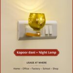 Hanuman Ji electric kapoor dani with night lamp for Hanuman aarti and pooja