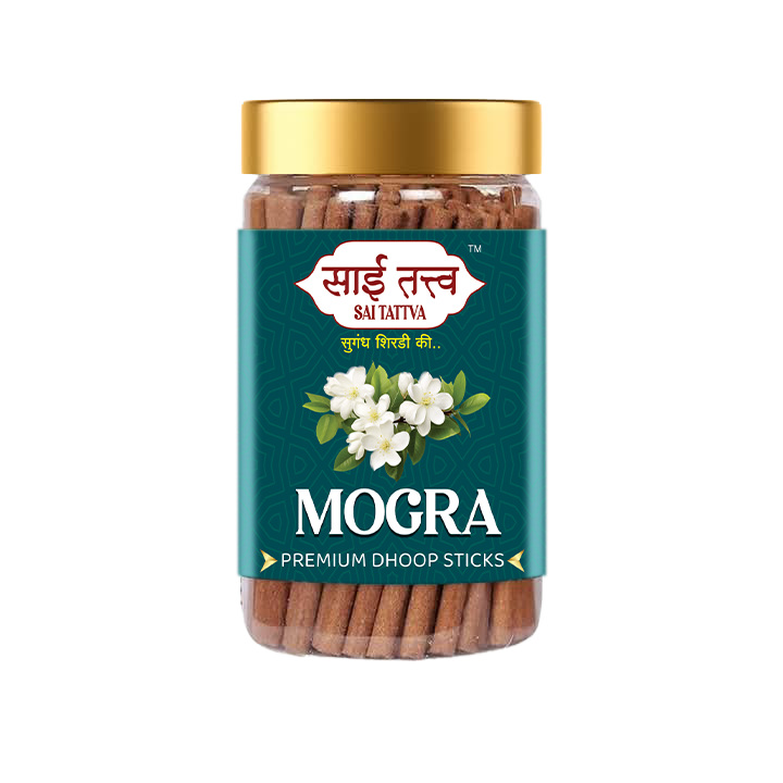 Mogra dhoop sticks with jasmine fragrance for pooja and spiritual rituals