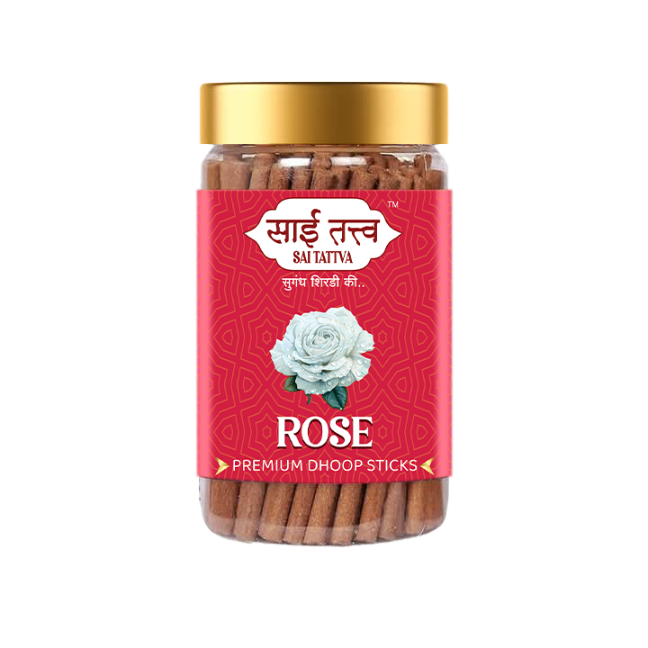 Rose dhoop sticks with natural gulab fragrance for pooja and meditation