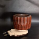 Traditional wooden kapoor dani camphor burner for pooja and aarti