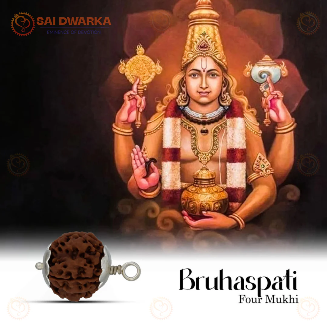 Original 4 Mukhi Nepali Rudraksha Pendant Original 4 Mukhi Nepali Rudraksha Pendant