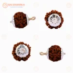 Original 6 Mukhi Nepali Rudraksha Pendant with Silver Cap – Sacred Six Face Locket for Confidence, Wisdom & Spiritual Growth - Image 2