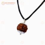 Original 7 Mukhi Nepali Rudraksha Pendant with Silver Cap – Sacred Seven Face Locket for Prosperity, Balance & Spiritual Well-Being - Image 4