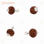 Original 8 Mukhi Java Rudraksha Pendant with Silver Cap – Sacred Eight Face Locket for Success, Wisdom & Spiritual Protection - Image 2