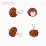 Original 9 Mukhi Java Rudraksha Pendant with Silver Cap – Sacred Nine Face Locket for Strength, Protection & Spiritual Growth - Image 2