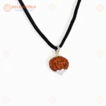 Original 9 Mukhi Java Rudraksha Pendant with Silver Cap – Sacred Nine Face Locket for Strength, Protection & Spiritual Growth - Image 4
