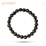 Natural Black Onyx Om Mani Bracelet (2.5 Inch) – Gemstone Bracelet for Protection, Inner Strength & Spiritual Harmony - Image 5