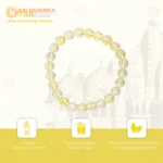 Natural Citrine Bracelet (2.5 Inch) – Crystal Stone Bracelet for Prosperity, Confidence & Positive Energy - Image 2