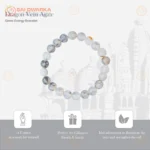 Natural Dragon Vein Agate Bracelet (2.5 Inch) – Crystal Stone Bracelet for Strength, Confidence & Positive Energy - Image 6