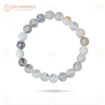 Natural Dragon Vein Agate Bracelet (2.5 Inch) – Crystal Stone Bracelet for Strength, Confidence & Positive Energy - Image 3