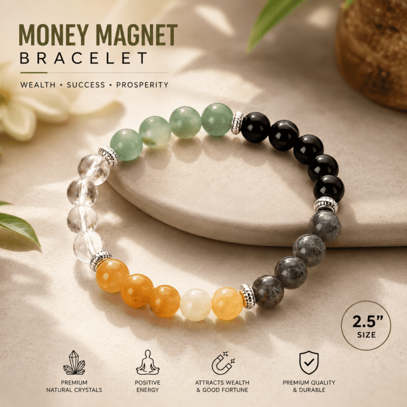 Money magnet bracelet