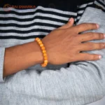 Natural Red Aventurine Bracelet (2.5 Inch) – Crystal Stone Bracelet for Confidence, Motivation & Positive Energy - Image 3