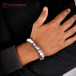 Natural Sodalite Bracelet (2.5 Inch) – Crystal Stone Bracelet for Clarity, Focus & Mindful Communication - Image 2