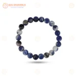 Natural Sodalite Bracelet (2.5 Inch) – Crystal Stone Bracelet for Clarity, Focus & Mindful Communication - Image 4