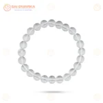 Natural Sphatik Bracelet (3 Inch) – Crystal Quartz Bracelet for Peace, Clarity & Positive Energy - Image 2