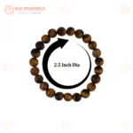 Natural Tiger Eye Bracelet (2.5 Inch) – Crystal Stone Bracelet for Confidence, Focus & Positive Energy - Image 2