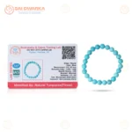 Natural Turquoise Bracelet (2.5 Inch) – Crystal Stone Bracelet for Protection, Harmony & Positive Energy - Image 6