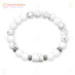 Cancer (Karka Rashi) Zodiac Bracelet – Semi-Precious Gemstone Bracelet for Emotional Balance & Inner Peace (Adjustable) - Image 8