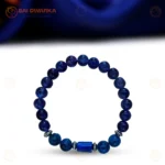 Capricorn (Makar Rashi) Zodiac Bracelet – Sphatik, Tiger Eye, Black Onyx, Fluorite & Rhodonite Gemstone Bracelet (Adjustable) - Image 2