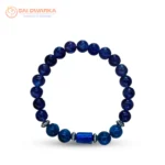 Capricorn (Makar Rashi) Zodiac Bracelet – Sphatik, Tiger Eye, Black Onyx, Fluorite & Rhodonite Gemstone Bracelet (Adjustable) - Image 4